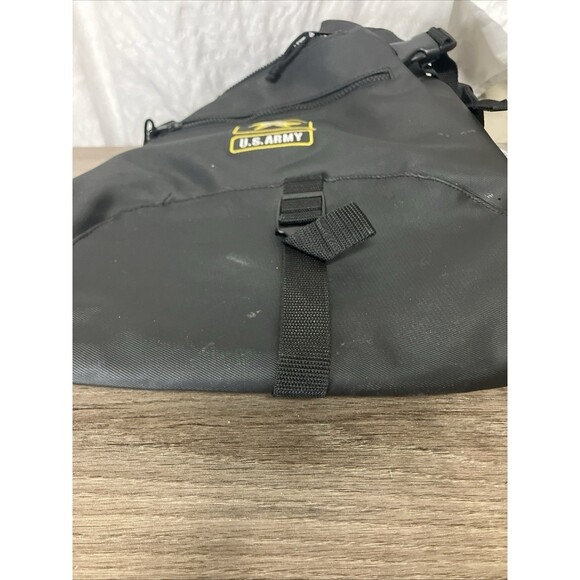 US Army Sling 1 Strap Black Backpack Bag Pipergear Over Shoulder - Picture 10 of 10